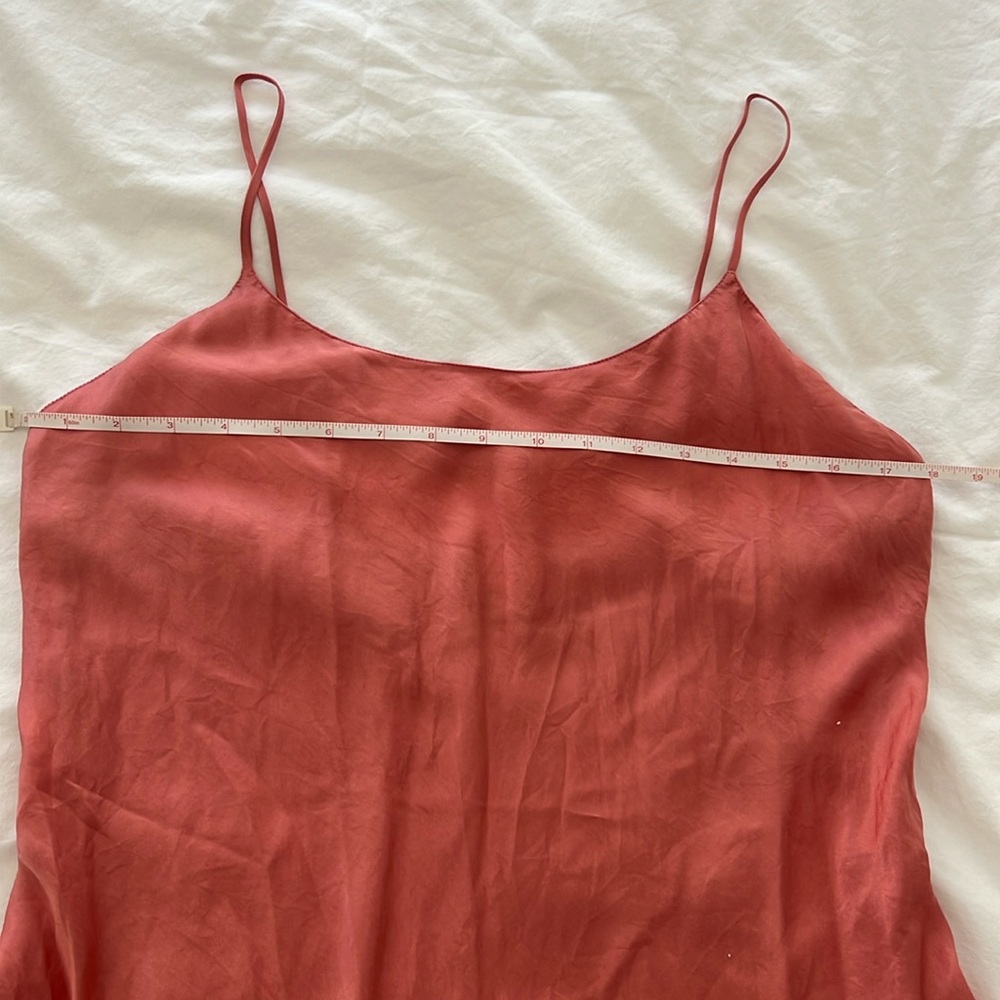 Morgan Taylor Silk Pink Slip Dress - Picture 5 of 8